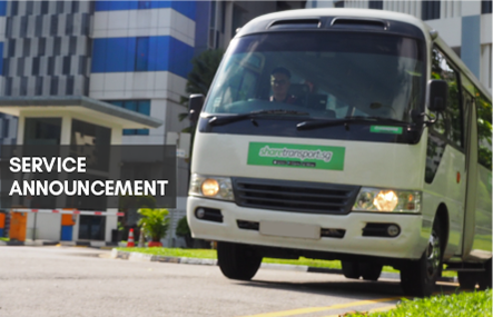 ShareTransport Bus Pool Services Update as at 14 Oct 2020