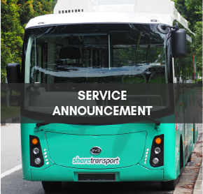 ShareTransport Services Set to Resume on 2 June