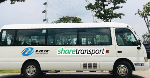 SHARETRANSPORT TEAMS UP WITH HDT SINGAPORE TO RUN ON DEMAND SHUTTLE SERVICES