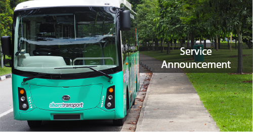 Temporary Suspension of ShareTransport Bus Services